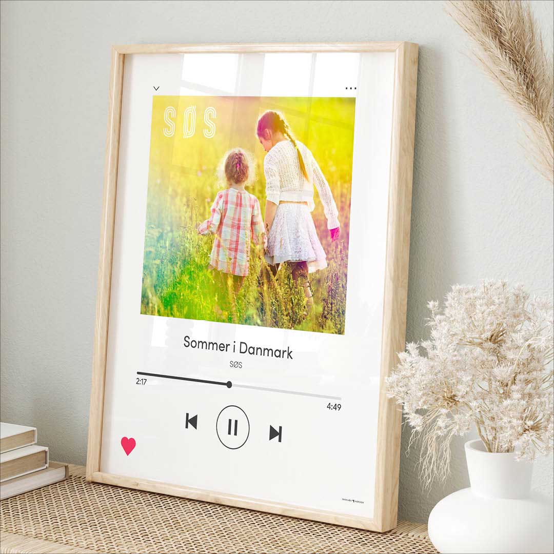 Unik Track-plakat, Design 05 - Billede 4