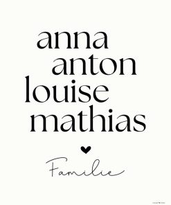 Alternative view of Plakatsæt: Familie & Sammen