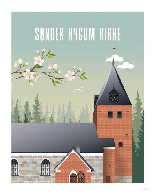 Sønder Hygum Kirke, plakat