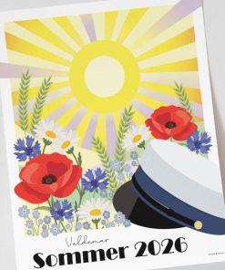 Studenterplakat HTX - Den danske sommer
