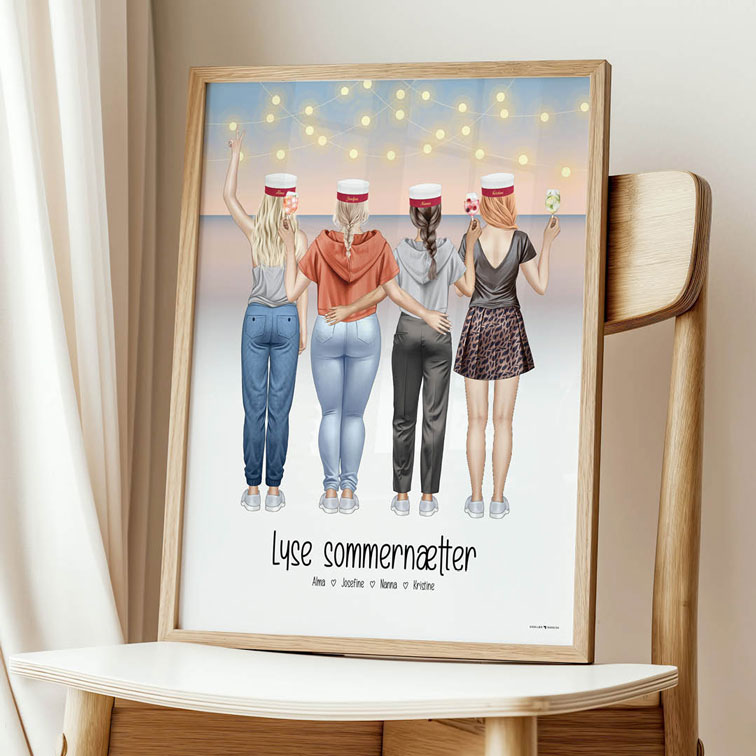 Design-Selv: Venindeplakat - Billede 2