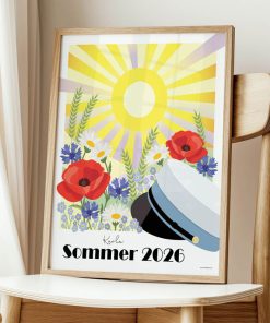 Alternative view of Studenterplakat HF - Den danske sommer