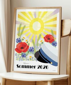 Alternative view of Studenterplakat HHX - Den danske sommer