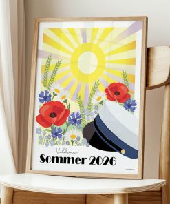 Alternative view of Studenterplakat HTX - Den danske sommer