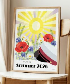 Alternative view of Studenterplakat STX - Den danske sommer