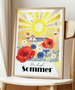 Alternative view of Plakat, Den danske Sommer