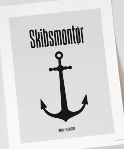 Jobplakat, skibsmontør